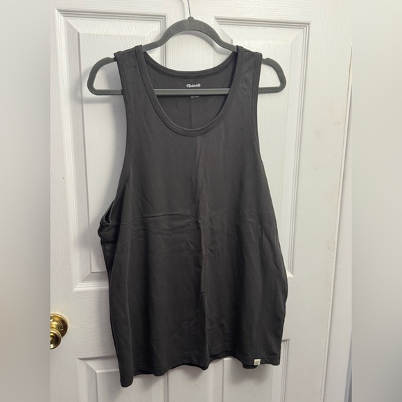 Madewell Men's Charcoal Tank Top - Picture 1 of 3